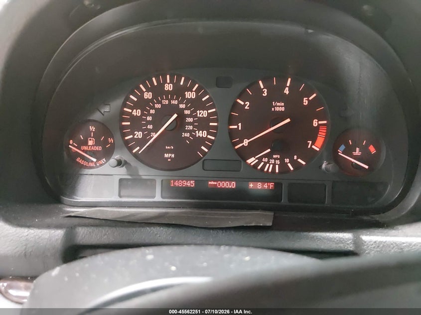 2004 BMW X5 VIN 5UXFA13524LU43189 IAAI salvage auction — NORMAL WEAR, Clear (Pennsylvania), sold $25 on 2026-07-30 (photo 7)