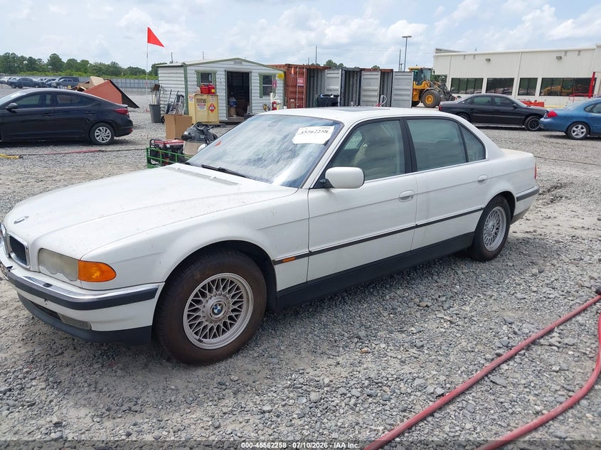 2000 BMW 7 series VIN WBAGH8343YDP12881 IAAI salvage auction — NORMAL WEAR, Clear (Georgia), sold $375 on 2026-07-20 (photo 2)