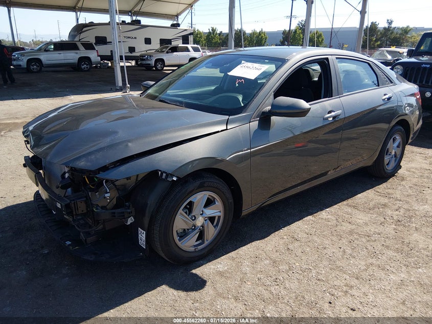 2024 Hyundai Elantra VIN KMHLL4DG6RU795575 IAAI salvage auction — FRONT END, Salvage (California), sold $3,750 on 2026-08-01 (photo 2)