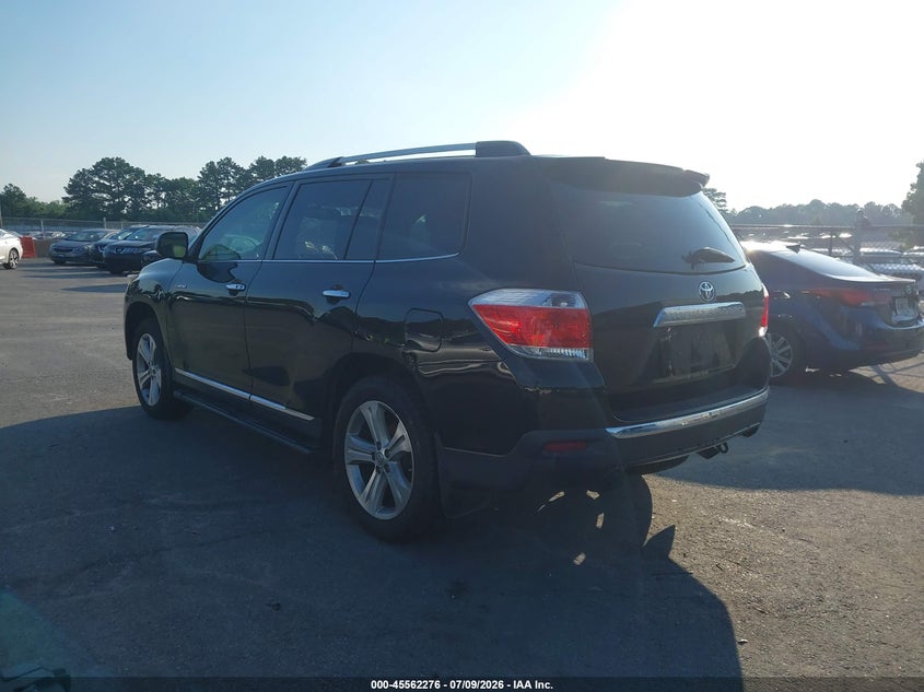 2013 Toyota Highlander VIN 5TDYK3EH1DS126223 IAAI salvage auction — NORMAL WEAR, Clear (Georgia), sold $5,250 on 2026-07-15 (photo 3)
