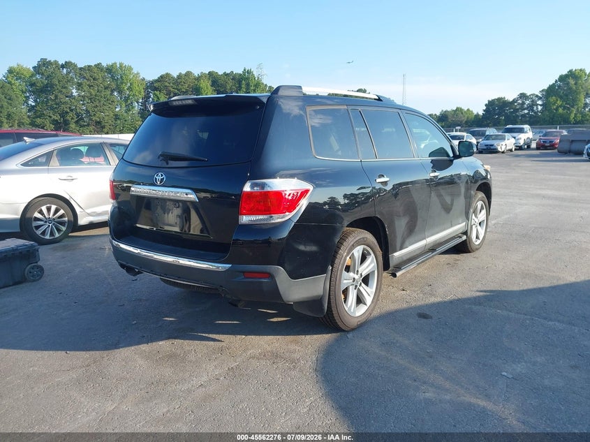 2013 Toyota Highlander VIN 5TDYK3EH1DS126223 IAAI salvage auction — NORMAL WEAR, Clear (Georgia), sold $5,250 on 2026-07-15 (photo 4)