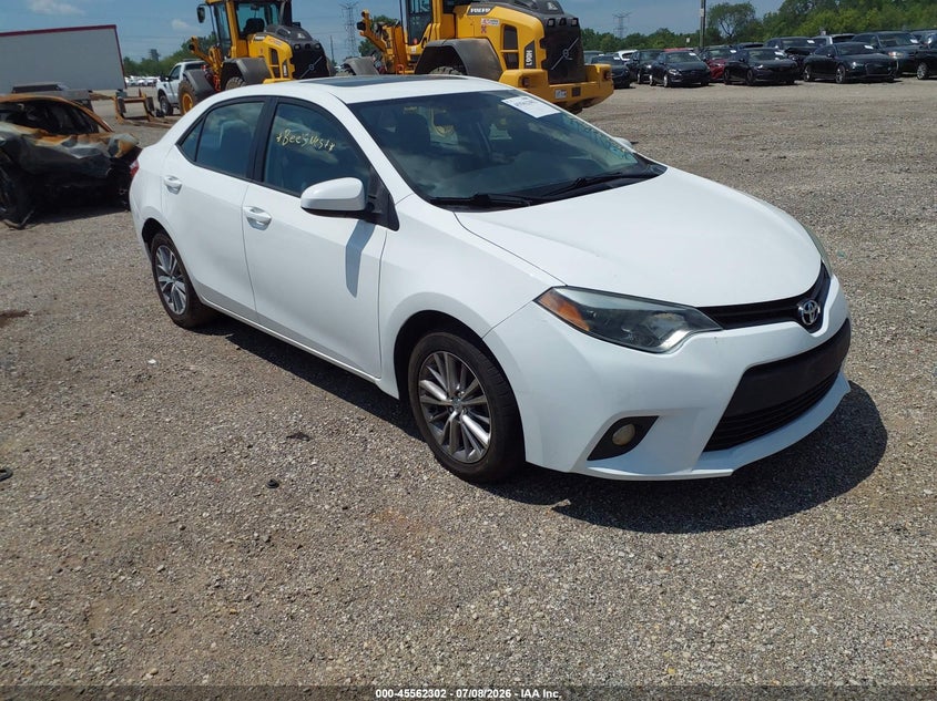 2014 Toyota Corolla VIN 5YFBURHEXEP002207 IAAI salvage auction — NORMAL WEAR, Clear (Illinois), sold $2,225 on 2026-07-29 (photo 1)
