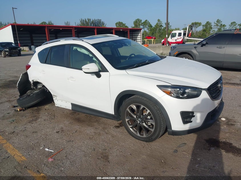 2016 Mazda Cx-5 VIN JM3KE4DY2G0913474 IAAI salvage auction — REAR END, Rebuildable (Florida), sold $2,450 on 2026-07-29 (photo 1)