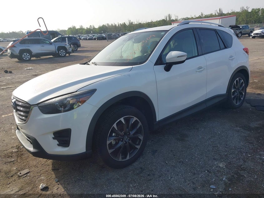 2016 Mazda Cx-5 VIN JM3KE4DY2G0913474 IAAI salvage auction — REAR END, Rebuildable (Florida), sold $2,450 on 2026-07-29 (photo 2)
