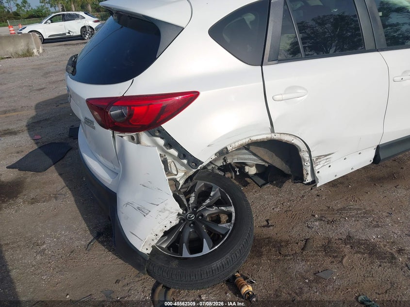 2016 Mazda Cx-5 VIN JM3KE4DY2G0913474 IAAI salvage auction — REAR END, Rebuildable (Florida), sold $2,450 on 2026-07-29 (photo 6)