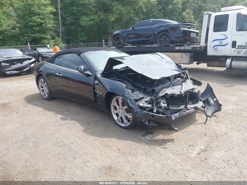 2011 Maserati Granturismo VIN ZAM45KMA1B0056500 IAAI salvage auction — FRONT END, Salvage - Greater Than 75% (Maryland), sold $3,650 on 2026-08-15 (photo 1)