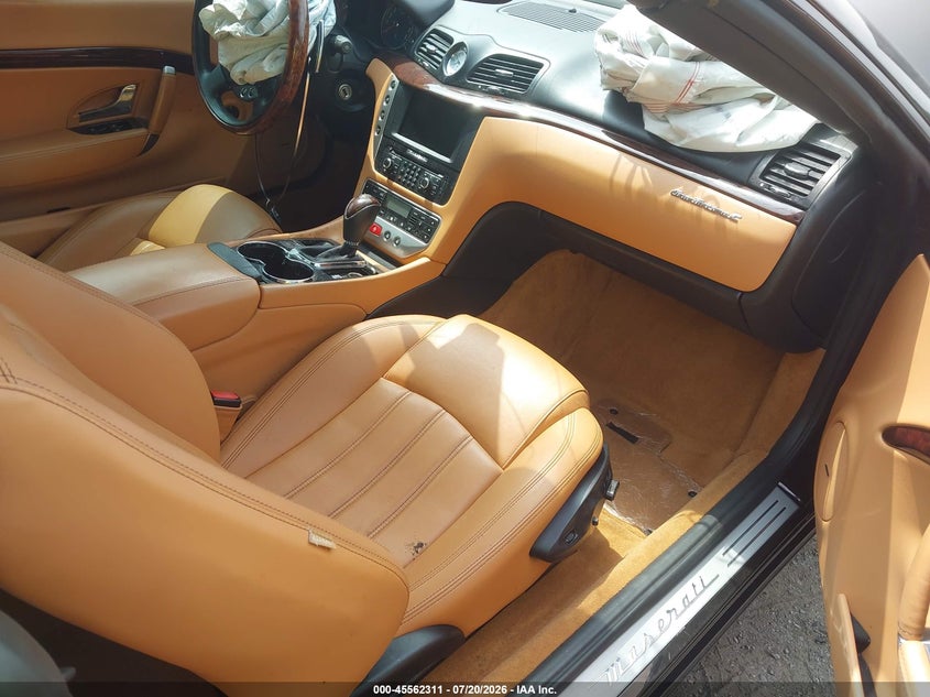 2011 Maserati Granturismo VIN ZAM45KMA1B0056500 IAAI salvage auction — FRONT END, Salvage - Greater Than 75% (Maryland), sold $3,650 on 2026-08-15 (photo 5)