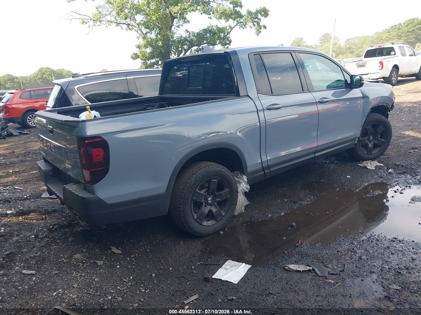 2024 Honda Ridgeline VIN 5FPYK3F80RB027782 IAAI salvage auction — FRONT END, Wait Title, sold $13,050 on 2026-08-18 (photo 4)