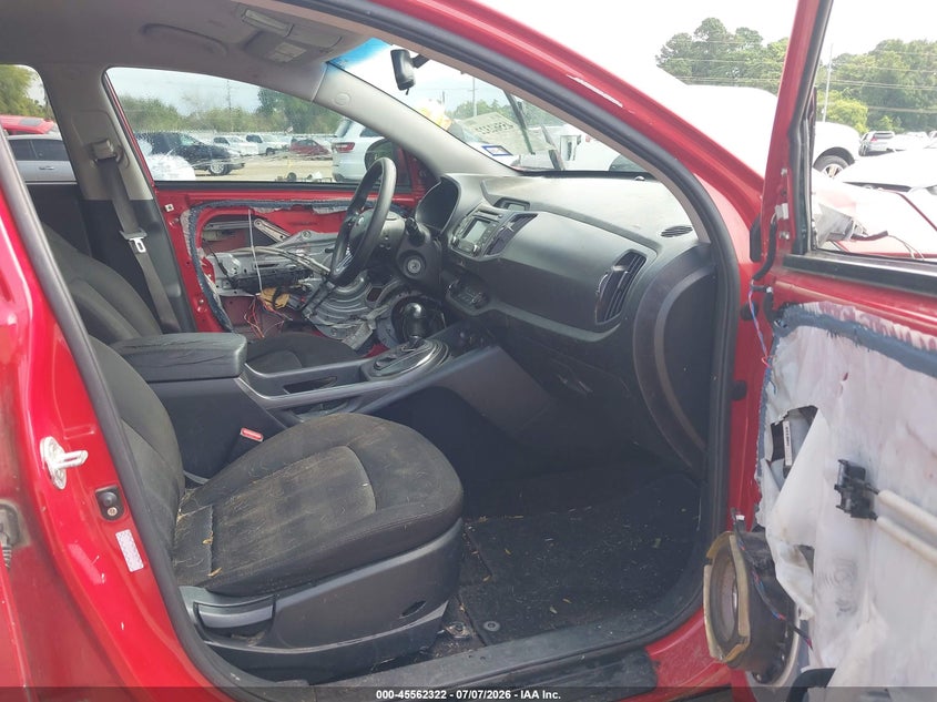 2013 Kia Sportage VIN KNDPB3A25D7352496 IAAI salvage auction — RIGHT SIDE, Original (Texas), sold $650 on 2026-07-19 (photo 5)