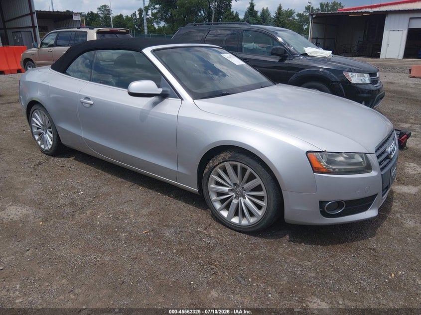 2012 Audi A5 VIN WAULFAFH0CN000826 IAAI salvage auction — NORMAL WEAR, Original (Ohio), sold $1,250 on 2026-07-29 (photo 1)
