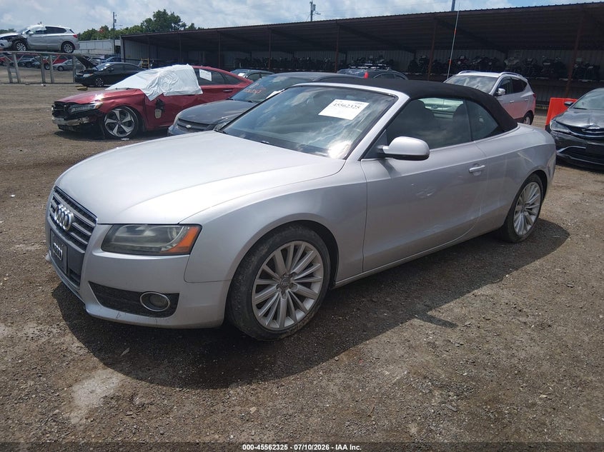 2012 Audi A5 VIN WAULFAFH0CN000826 IAAI salvage auction — NORMAL WEAR, Original (Ohio), sold $1,250 on 2026-07-29 (photo 2)