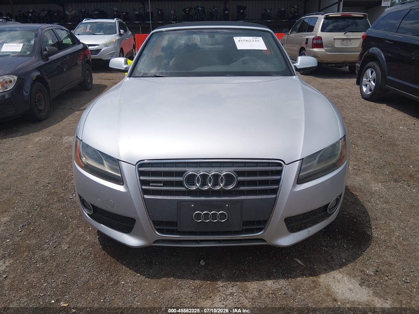 2012 Audi A5 VIN WAULFAFH0CN000826 IAAI salvage auction — NORMAL WEAR, Original (Ohio), sold $1,250 on 2026-07-29 (photo 6)