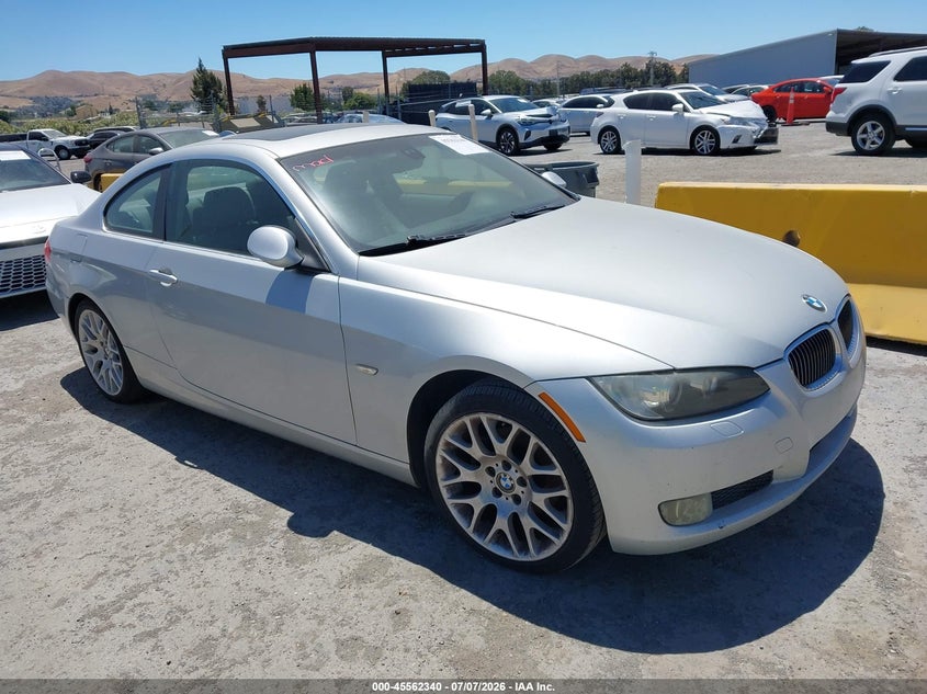 2007 BMW 3 series VIN WBAWV13527PK48600 IAAI salvage auction — NORMAL WEAR, Clear - Dealer Only (California), sold $350 on 2026-07-30 (photo 1)