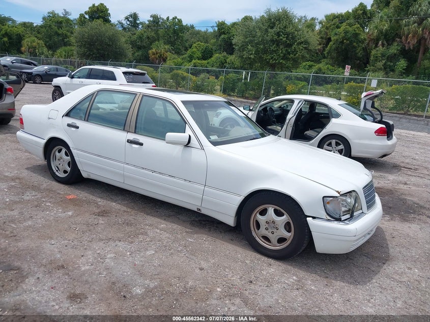 1998 Mercedes-benz S class VIN WDBGA51GXWA396864 IAAI salvage auction — FRONT END, Clear (Florida), sold $725 on 2026-07-16 (photo 1)