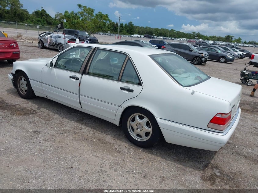 1998 Mercedes-benz S class VIN WDBGA51GXWA396864 IAAI salvage auction — FRONT END, Clear (Florida), sold $725 on 2026-07-16 (photo 3)