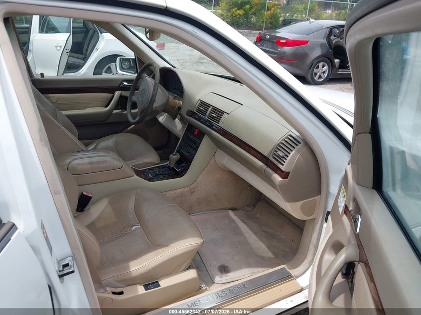 1998 Mercedes-benz S class VIN WDBGA51GXWA396864 IAAI salvage auction — FRONT END, Clear (Florida), sold $725 on 2026-07-16 (photo 5)