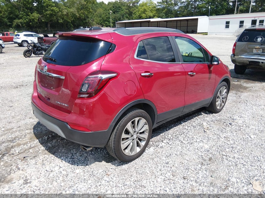 2017 Buick Encore VIN KL4CJASB6HB024621 IAAI salvage auction — NORMAL WEAR, Clear (Georgia), sold $1,375 on 2026-07-31 (photo 4)