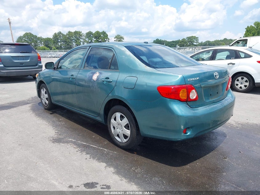 2009 Toyota Corolla VIN JTDBL40E29J047721 IAAI salvage auction — NORMAL WEAR, Clear (Georgia), sold $775 on 2026-07-29 (photo 3)