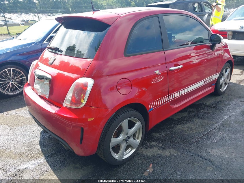 2013 Fiat 500 VIN 3C3CFFFH1DT573255 IAAI salvage auction — NORMAL WEAR, Clear (Virginia), sold $1,125 on 2026-08-19 (photo 4)