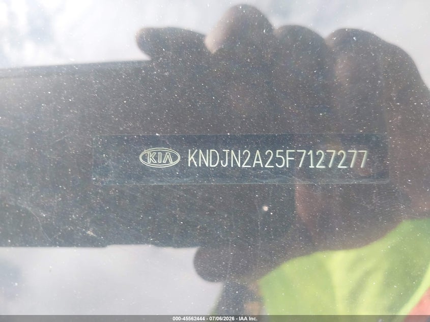2015 Kia Soul VIN KNDJN2A25F7127277 IAAI salvage auction — NORMAL WEAR, Clear (Georgia), sold $1,050 on 2026-07-29 (photo 9)