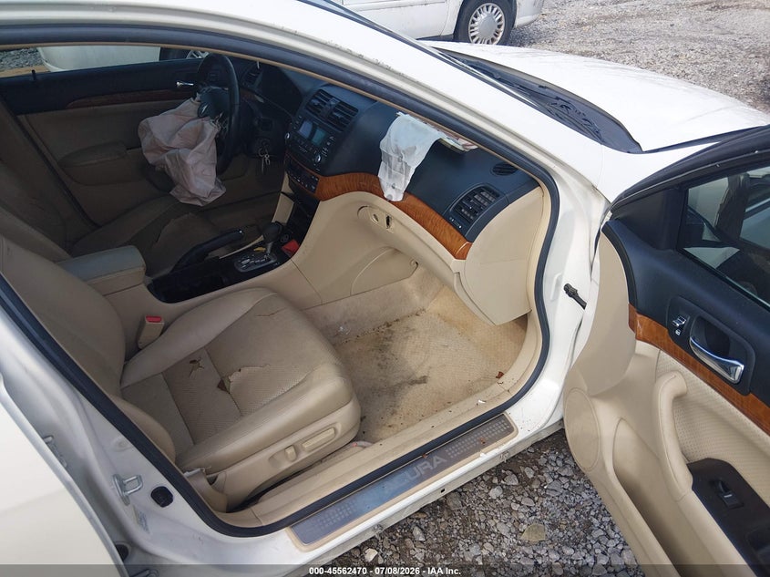 2006 Acura Tsx VIN JH4CL96856C022071 IAAI salvage auction — NORMAL WEAR, Clear (Tennessee), sold $250 on 2026-07-30 (photo 5)