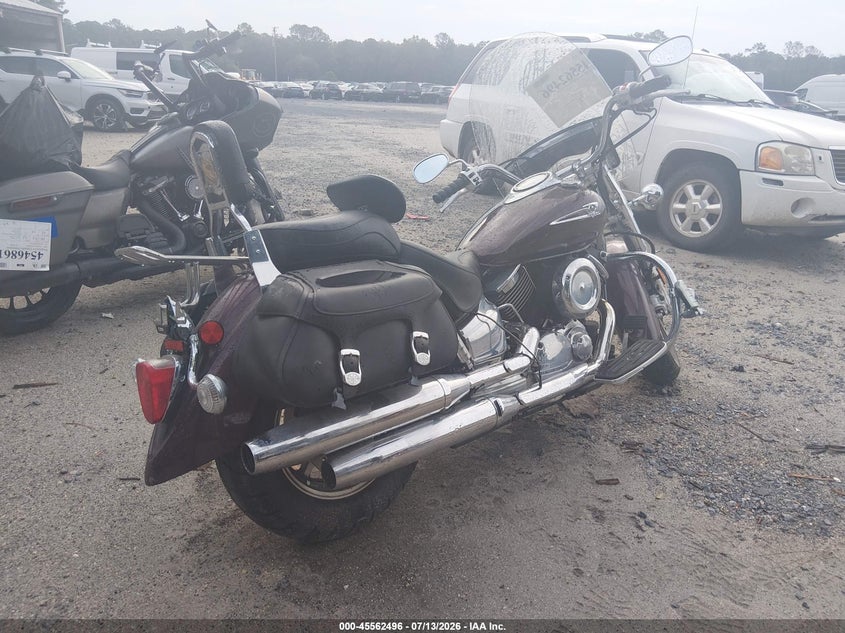 2007 Yamaha Xvs1100 VIN JYAVP11E37A097499 IAAI salvage auction — NORMAL WEAR, Clear (South Carolina), sold $600 on 2026-07-21 (photo 4)