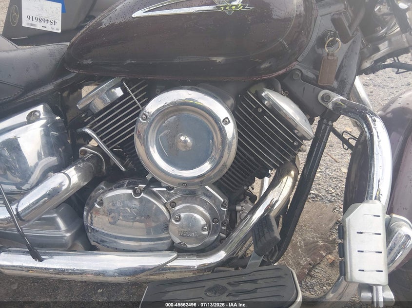 2007 Yamaha Xvs1100 VIN JYAVP11E37A097499 IAAI salvage auction — NORMAL WEAR, Clear (South Carolina), sold $600 on 2026-07-21 (photo 8)