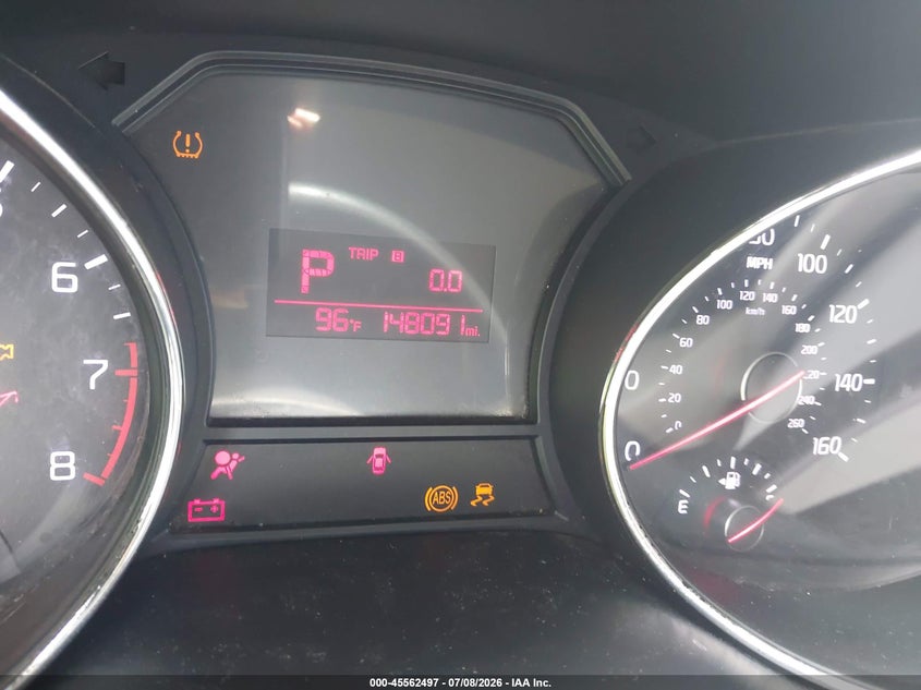 2016 Kia SEDONA VIN KNDMB5C14G6105662 IAAI salvage auction — NORMAL WEAR, Clear (Mississippi), sold $600 on 2026-07-30 (photo 7)