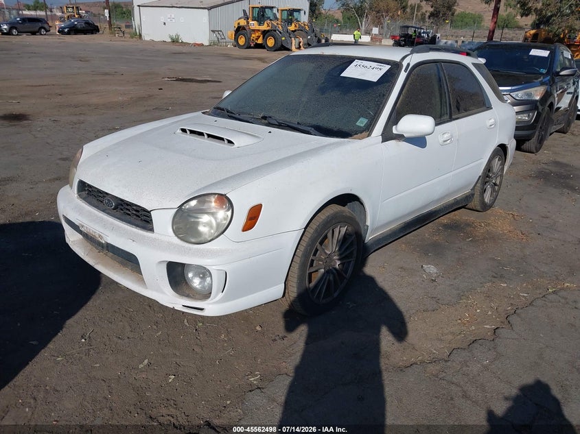 2002 Subaru Impreza VIN JF1GG29662G807913 IAAI salvage auction — NORMAL WEAR, Clear - Dealer Only (California), sold $550 on 2026-07-28 (photo 2)