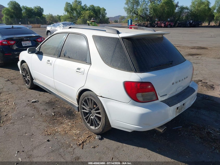 2002 Subaru Impreza VIN JF1GG29662G807913 IAAI salvage auction — NORMAL WEAR, Clear - Dealer Only (California), sold $550 on 2026-07-28 (photo 3)
