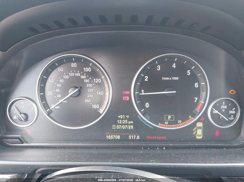 2014 BMW 5er VIN WBA5A5C54ED504457 IAAI salvage auction — FRONT END, Salvage (Georgia), sold $850 on 2026-08-19 (photo 7)