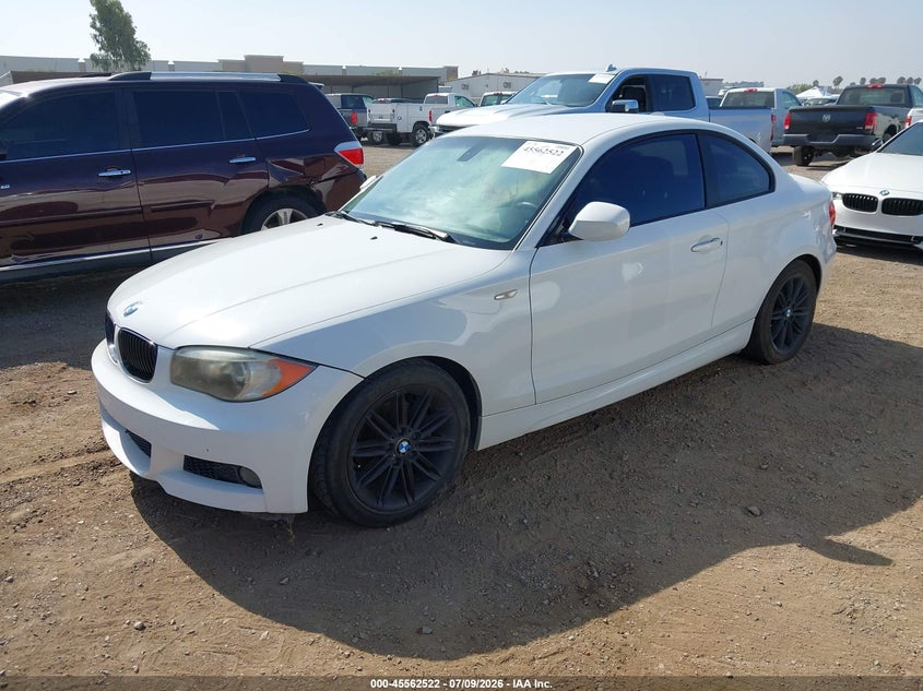 2012 BMW 1 series VIN WBAUP7C58CVM55213 IAAI salvage auction — NORMAL WEAR, Clear - Dealer Only (California), sold $3,600 on 2026-07-13 (photo 2)