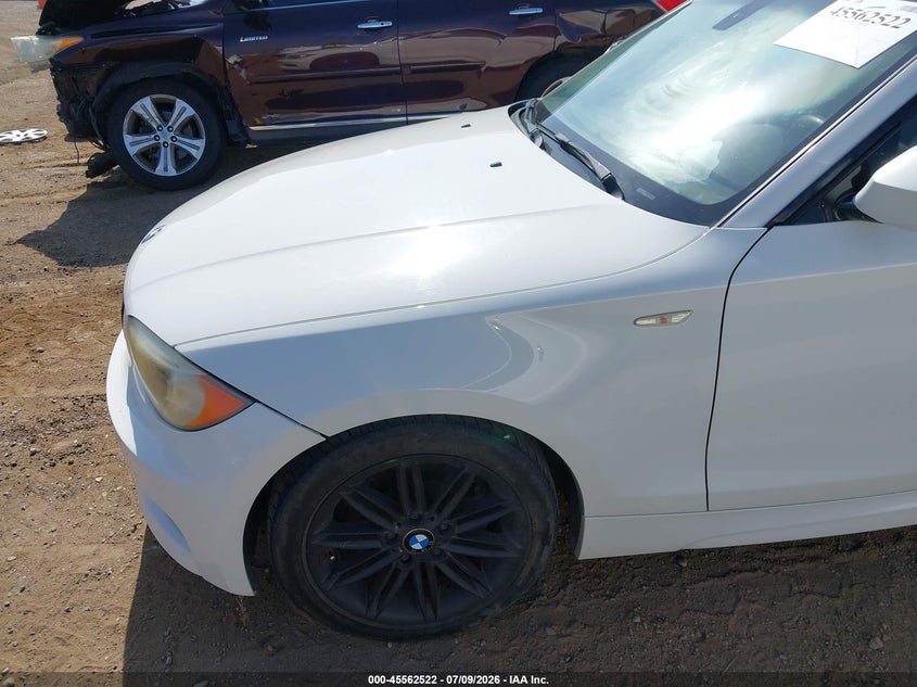 2012 BMW 1 series VIN WBAUP7C58CVM55213 IAAI salvage auction — NORMAL WEAR, Clear - Dealer Only (California), sold $3,600 on 2026-07-13 (photo 6)
