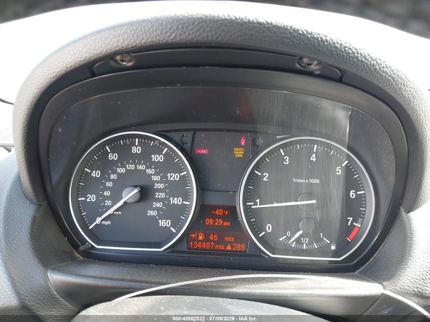 2012 BMW 1 series VIN WBAUP7C58CVM55213 IAAI salvage auction — NORMAL WEAR, Clear - Dealer Only (California), sold $3,600 on 2026-07-13 (photo 7)