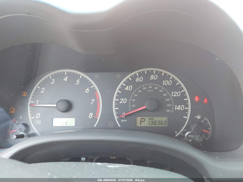 2009 Toyota Corolla VIN JTDBL40E999020937 IAAI salvage auction — NORMAL WEAR, Clear (Alabama), sold $1,950 on 2026-07-15 (photo 7)