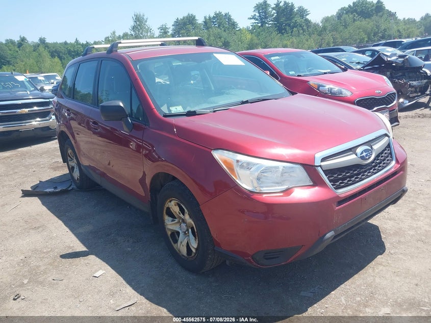 2014 Subaru Forester VIN JF2SJAAC2EH405002 IAAI salvage auction — NORMAL WEAR, Clear (Massachusetts), sold $400 on 2026-07-24 (photo 1)