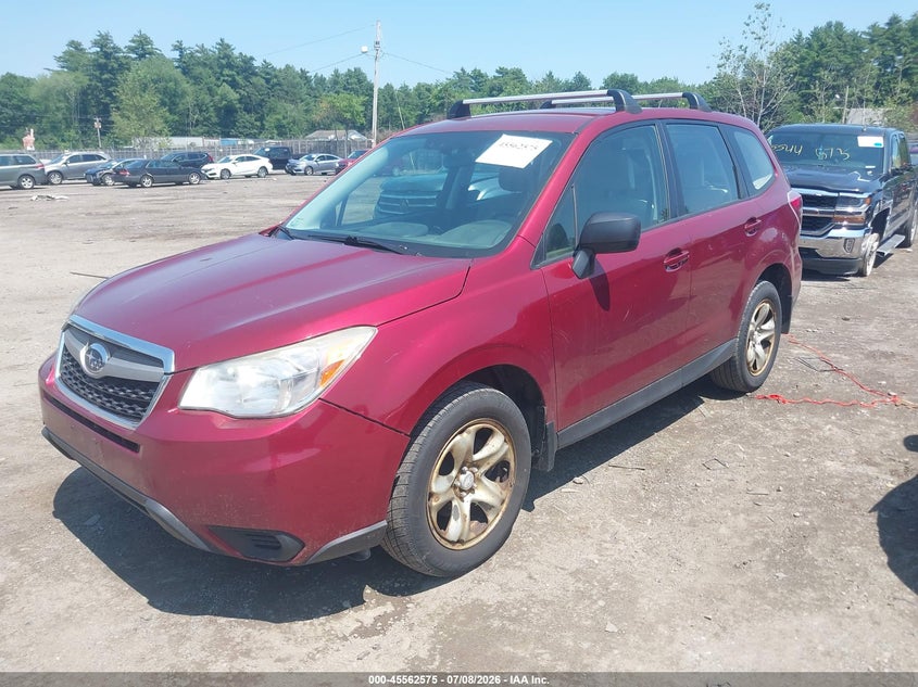 2014 Subaru Forester VIN JF2SJAAC2EH405002 IAAI salvage auction — NORMAL WEAR, Clear (Massachusetts), sold $400 on 2026-07-24 (photo 2)