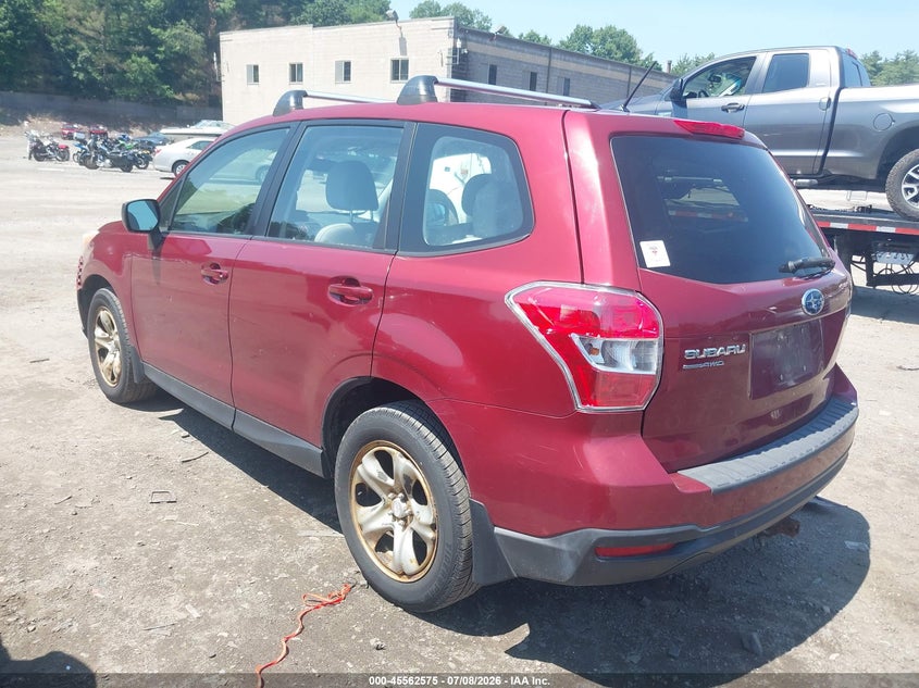 2014 Subaru Forester VIN JF2SJAAC2EH405002 IAAI salvage auction — NORMAL WEAR, Clear (Massachusetts), sold $400 on 2026-07-24 (photo 3)