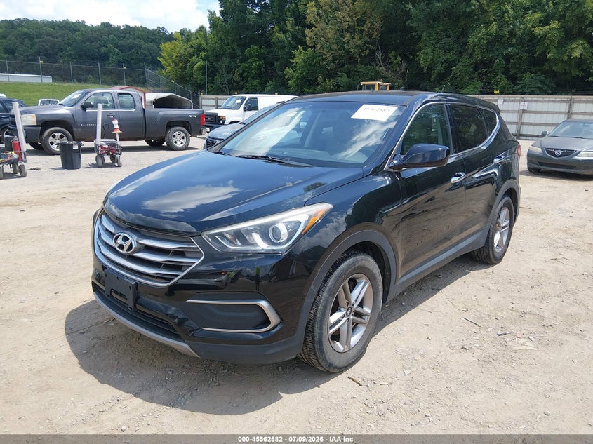2018 Hyundai Santa fe VIN 5XYZTDLB4JG525724 IAAI salvage auction — NORMAL WEAR, Clear (Tennessee), sold $4,050 on 2026-07-15 (photo 2)