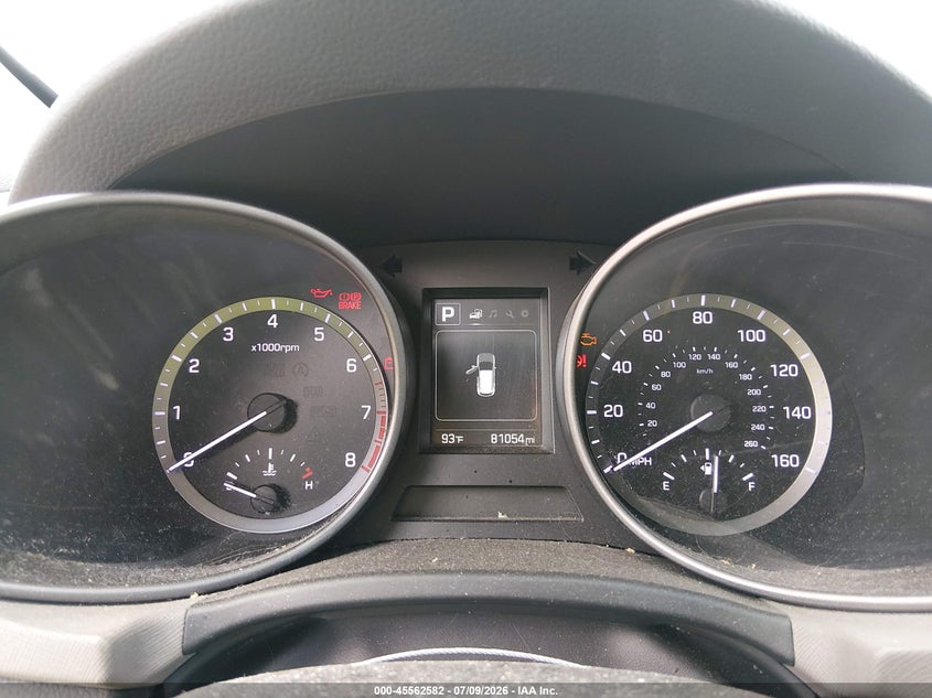 2018 Hyundai Santa fe VIN 5XYZTDLB4JG525724 IAAI salvage auction — NORMAL WEAR, Clear (Tennessee), sold $4,050 on 2026-07-15 (photo 7)