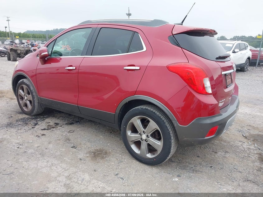 2014 Buick Encore VIN KL4CJFSB4EB598482 IAAI salvage auction — NORMAL WEAR, Clear (Pennsylvania), sold $350 on 2026-07-17 (photo 3)