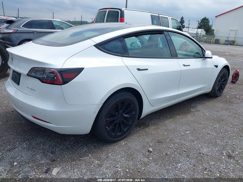 2021 Tesla Model 3 VIN 5YJ3E1EB8MF015383 IAAI salvage auction — ELECTRICAL, Clear (Montana), sold $525 on 2026-07-22 (photo 4)