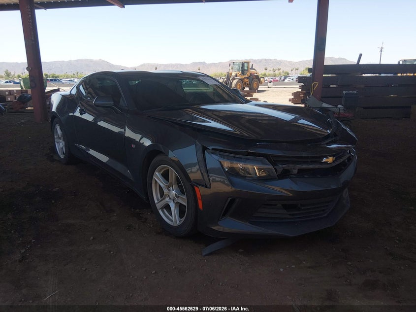 2017 Chevrolet Camaro VIN 1G1FA1RX9H0139321 IAAI salvage auction — LEFT FRONT, Salvage Title, sold $4,150 on 2026-08-03 (photo 1)