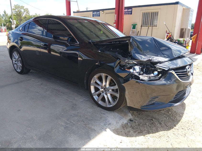 2017 Mazda 6 VIN JM1GL1V53H1152084 IAAI salvage auction — FRONT END, Rebuildable (Florida), sold $525 on 2026-07-28 (photo 1)