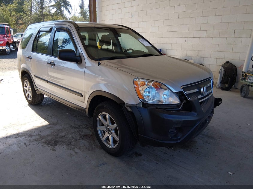 2006 Honda Cr-v VIN JHLRD78566C028108 IAAI salvage auction — LEFT FRONT, Bill Of Sale (Washington), sold $700 on 2026-07-22 (photo 1)
