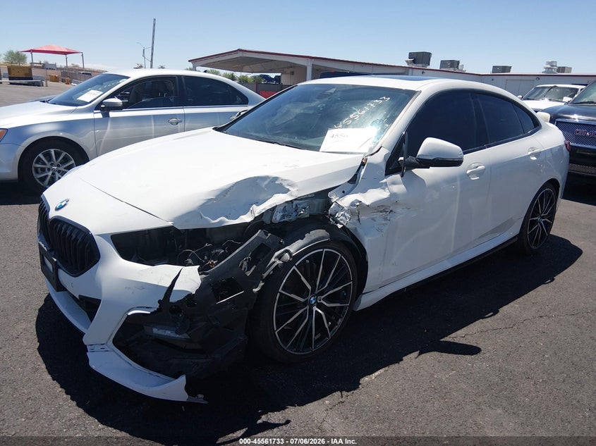2022 BMW 2er VIN WBA53AK08N7K46323 IAAI salvage auction — NORMAL WEAR, Salvage Title, sold $5,200 on 2026-07-31 (photo 2)