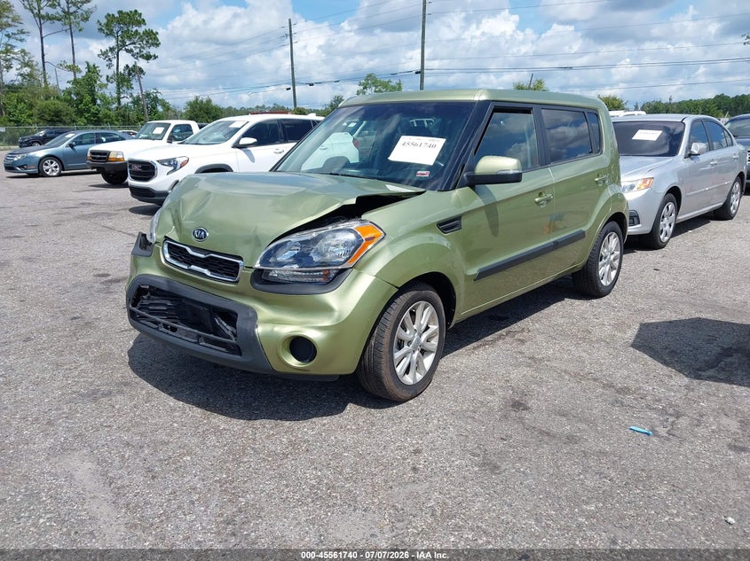 2012 Kia Soul VIN KNDJT2A60C7400663 IAAI salvage auction — FRONT END, Rebuildable (Florida), sold $725 on 2026-07-19 (photo 2)