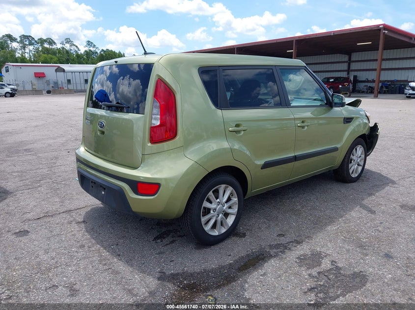 2012 Kia Soul VIN KNDJT2A60C7400663 IAAI salvage auction — FRONT END, Rebuildable (Florida), sold $725 on 2026-07-19 (photo 4)