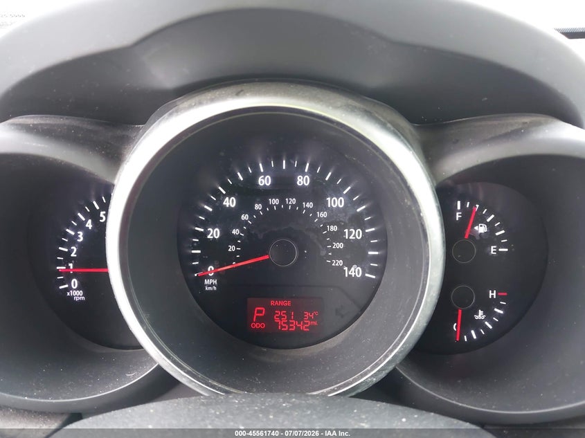 2012 Kia Soul VIN KNDJT2A60C7400663 IAAI salvage auction — FRONT END, Rebuildable (Florida), sold $725 on 2026-07-19 (photo 7)