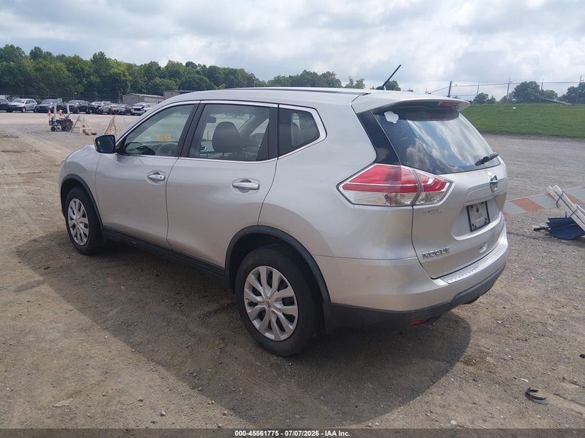 2015 Nissan Rogue VIN KNMAT2MVXFP515097 IAAI salvage auction — NORMAL WEAR, Clear (Montana), sold $600 on 2026-07-29 (photo 3)